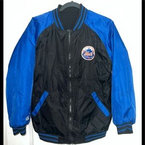Vintage METS Bomber Jacket Reversible 14/16 Large